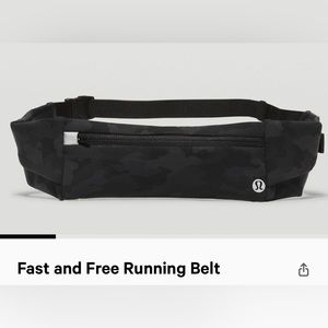 Fast and Free Running Belt- Black Camo